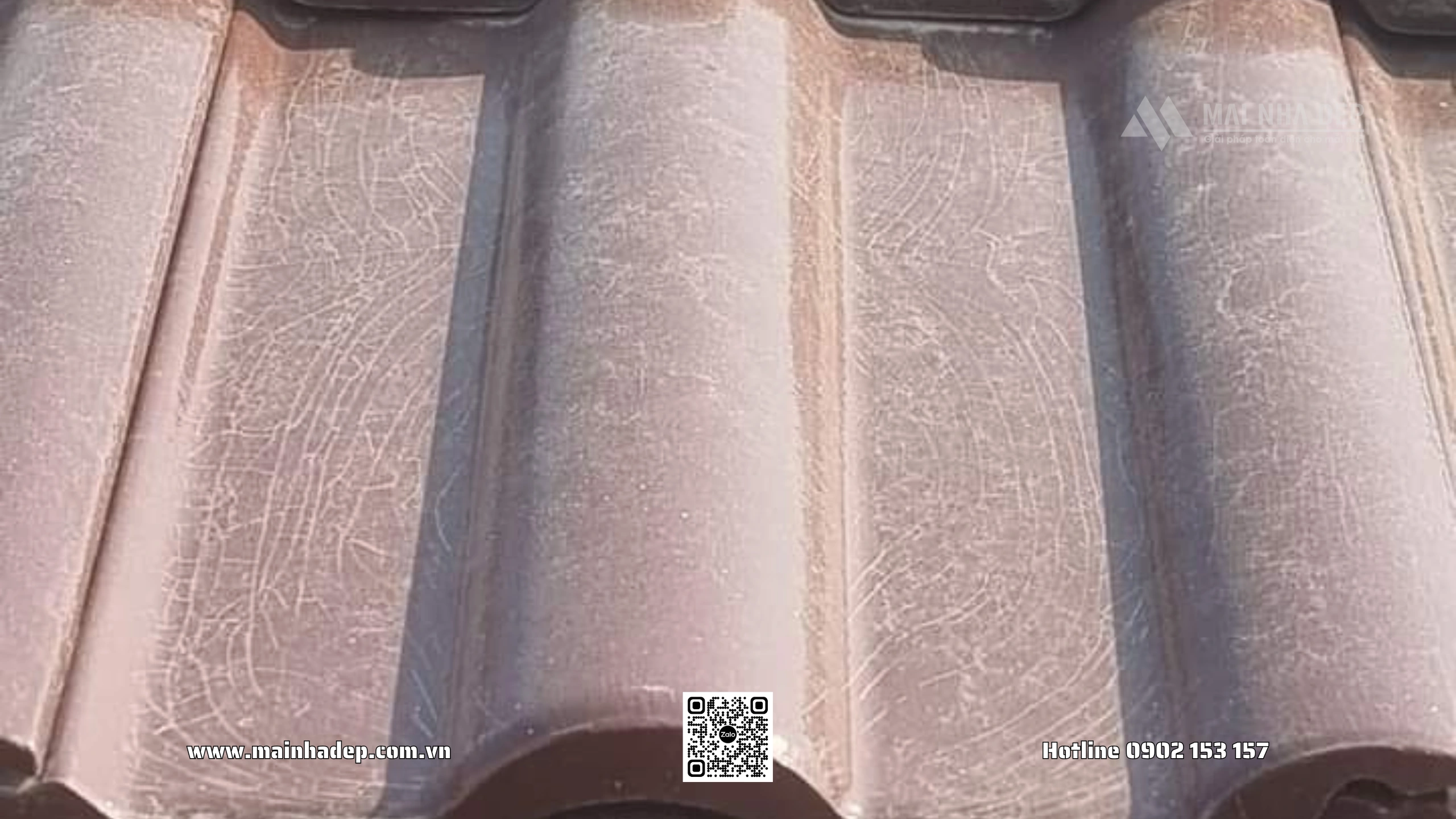 ngói tráng men bị rạn