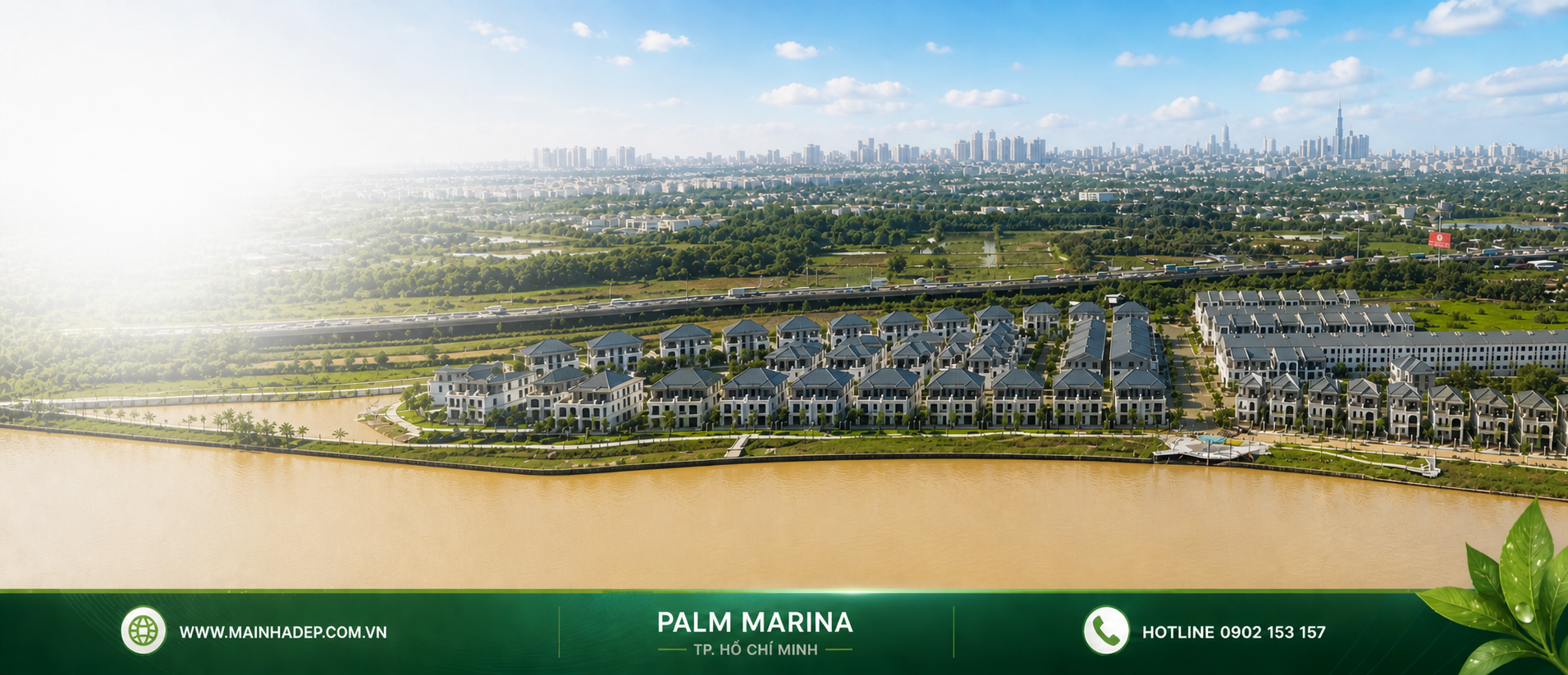 Mái nhà đẹp thi công mái ngói palm marina